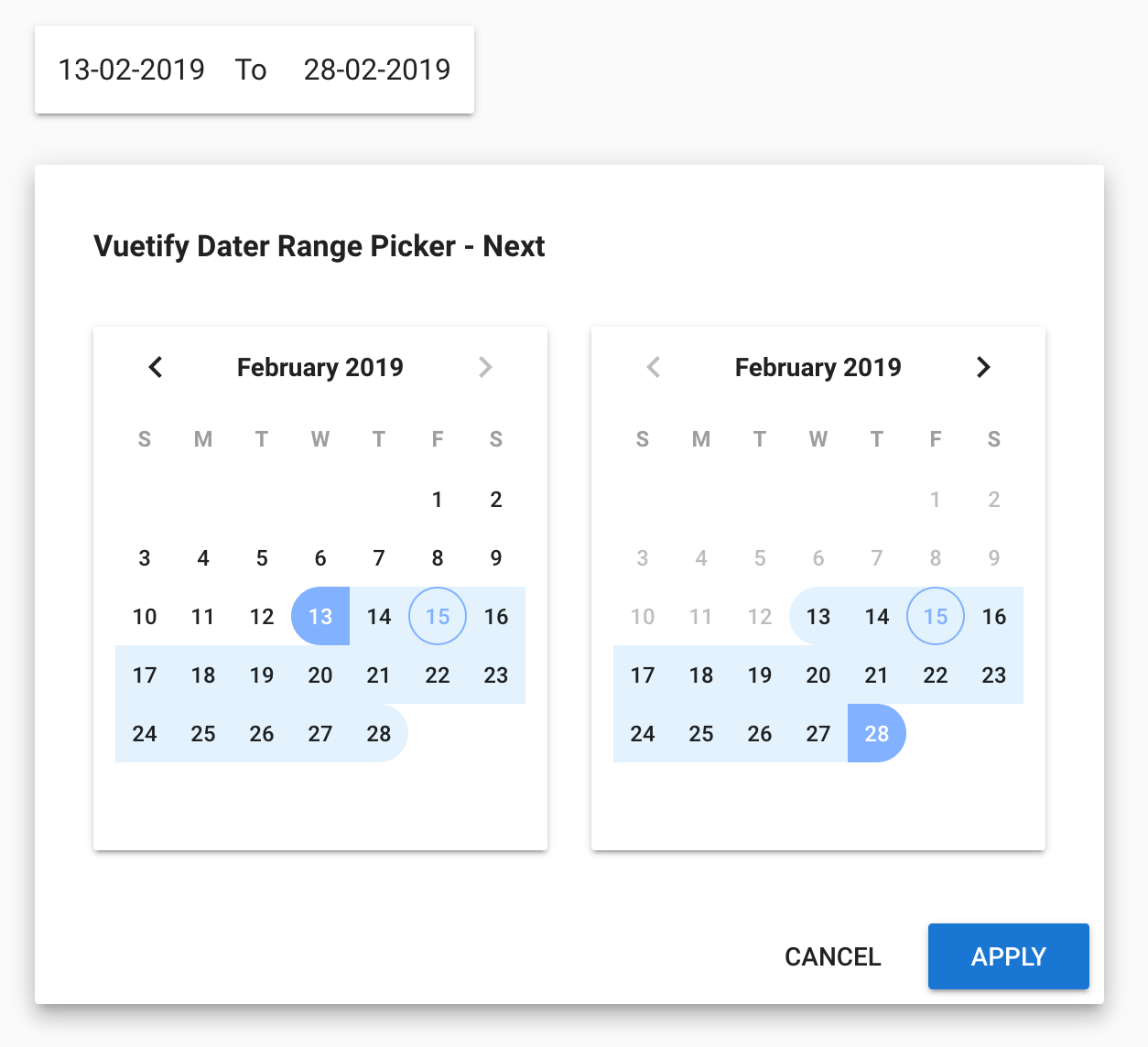 11 best Vue.js date Picker Components ( Vue date picker )