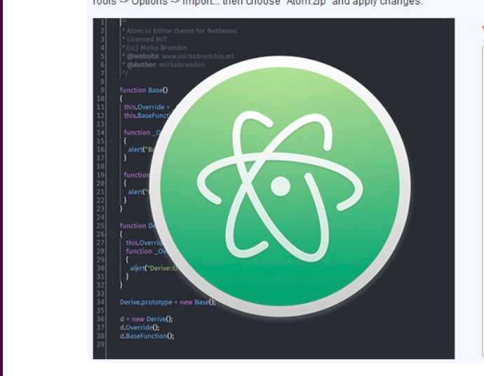 Atom netbeans themes