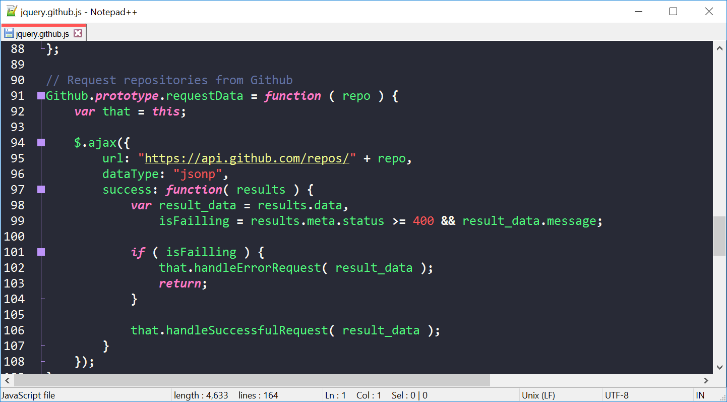 Notepad++ Themes dracula