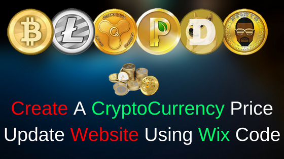 Create a CryptoCurrency Price Update website using Wix Code