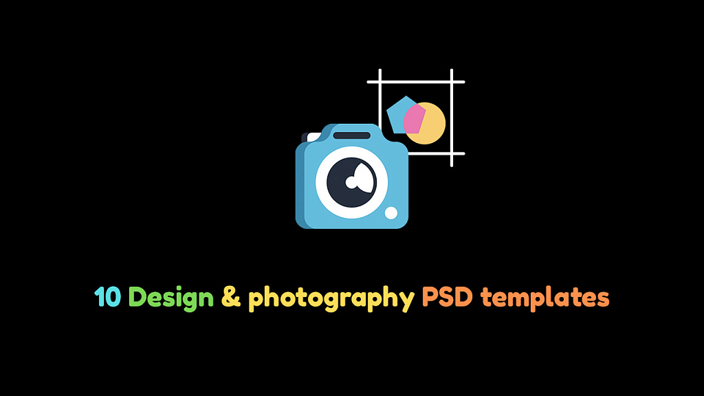 Top 10 Design & Photography PSD templates