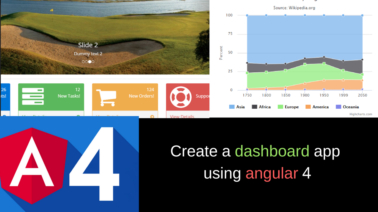 Video – Create a simple dashboard app using angular 4