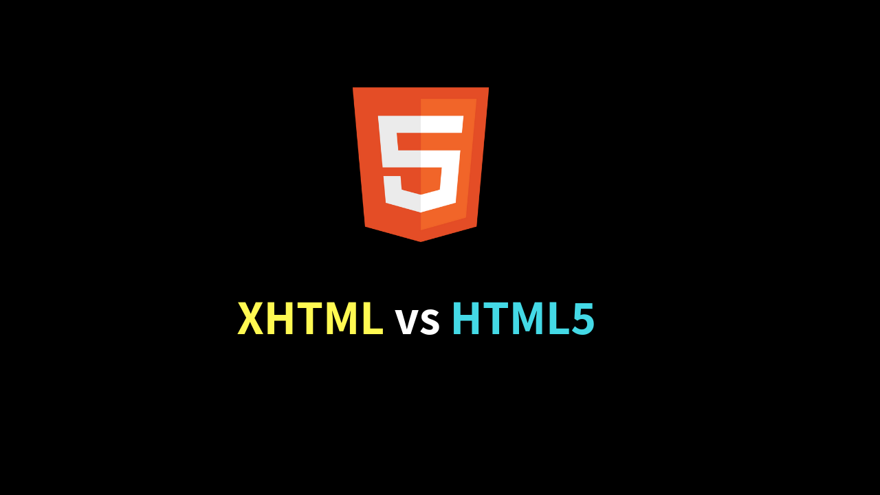 XHTML vs HTML5 : Complete beginners guide