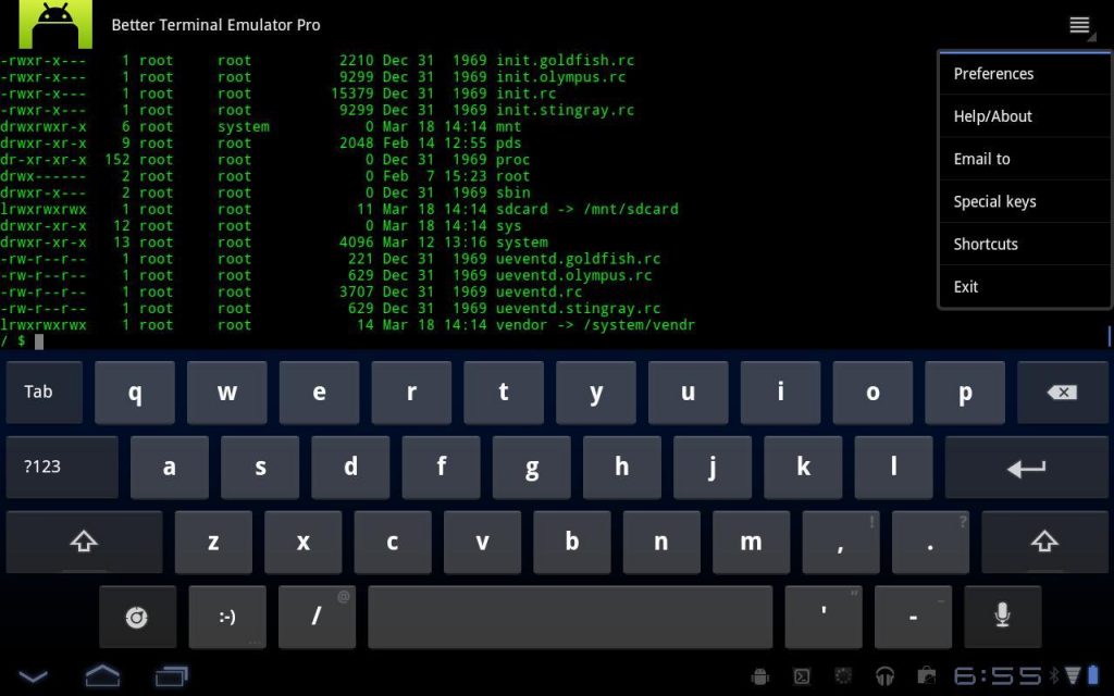 Android Terminal Emulator Commands Wifi Mac