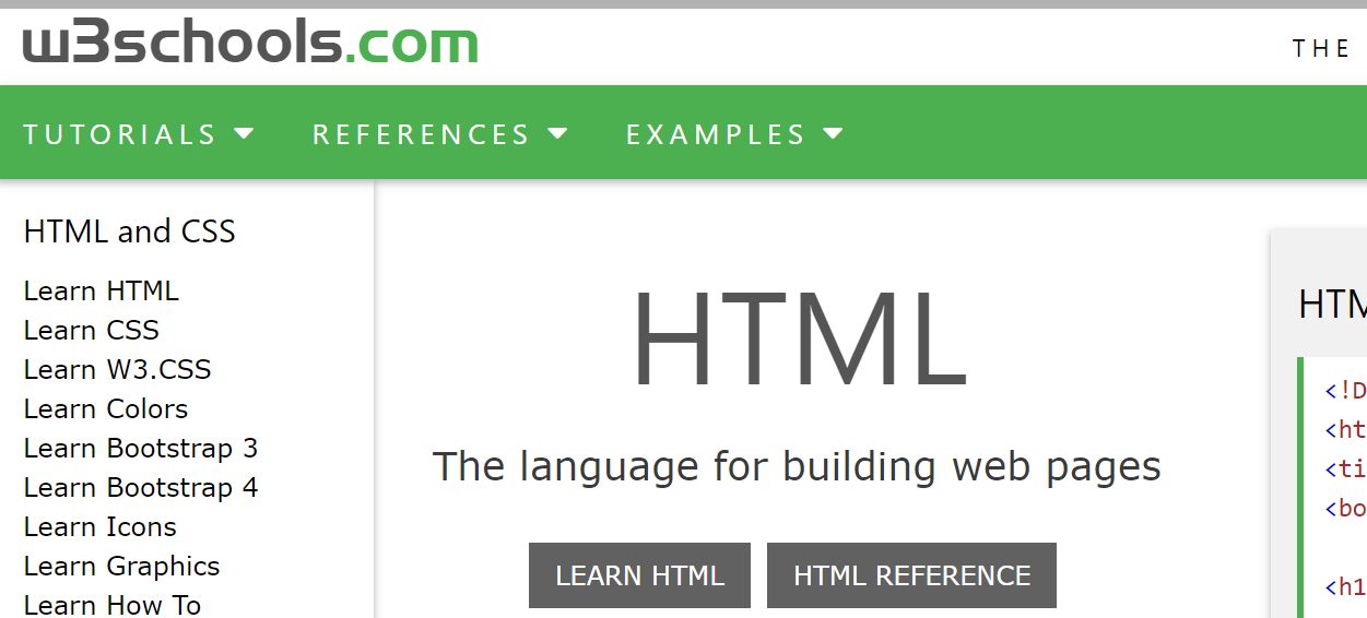 w3schools html compiler