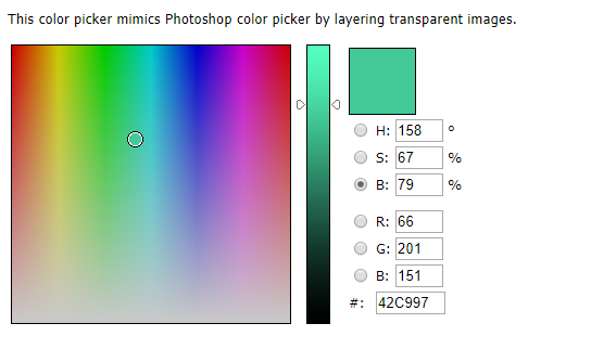 wheel color picker javascript library