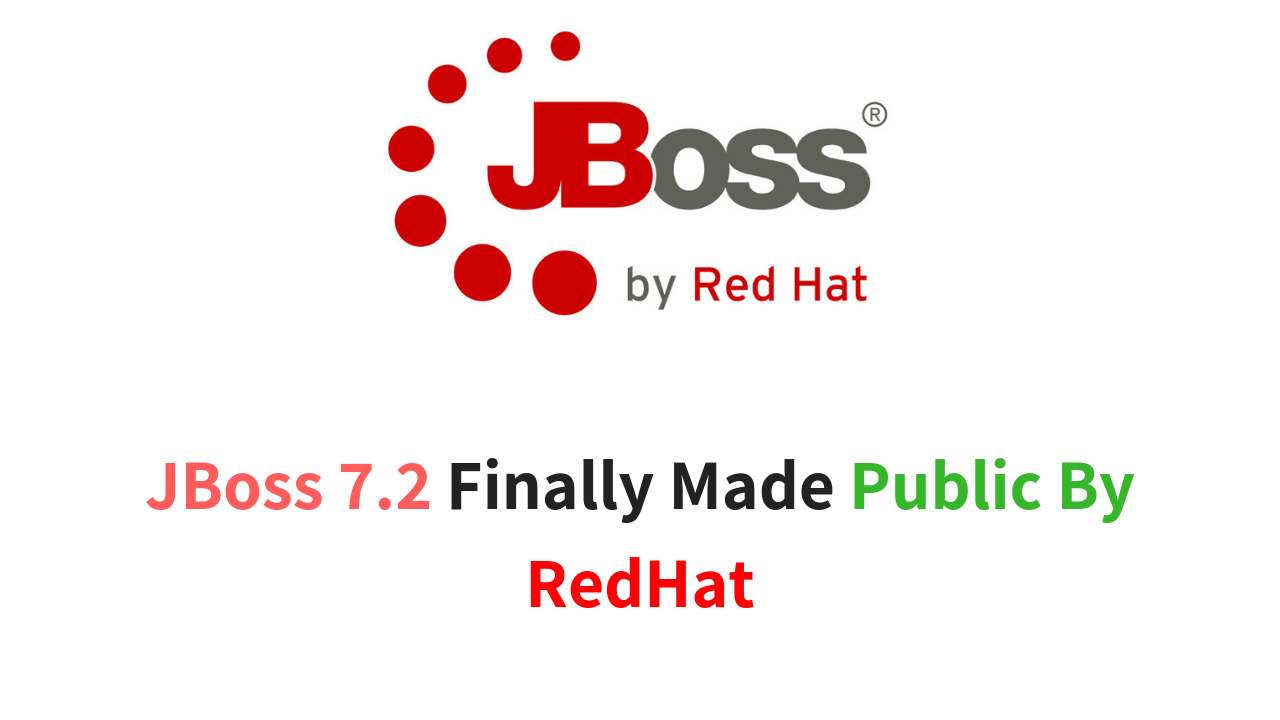 JBoss 7.2 released with the complete support for Java EE 8 specs