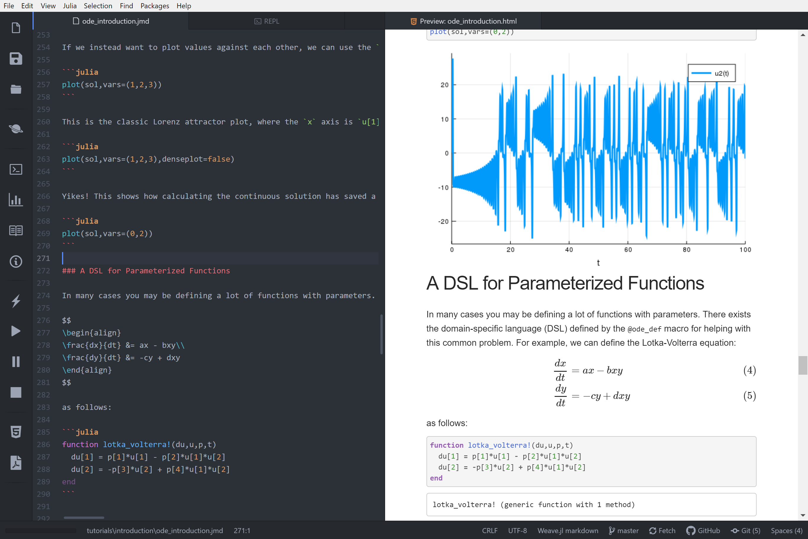 Power script. Markdown ide. Julia язык программирования. Literate Programming кнут. Generic function.