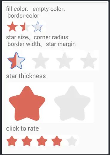 Android-Rating-Star-Widget