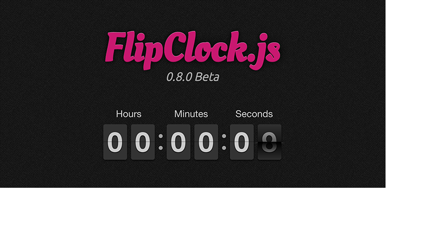 flipclock js css not working