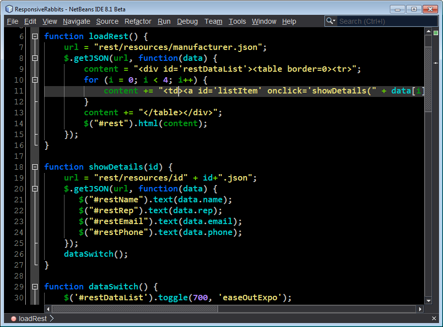 netbeans dark theme lizt