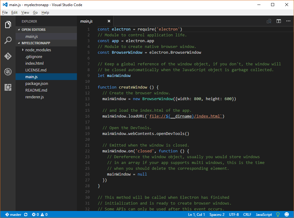 Почему vscode не ide