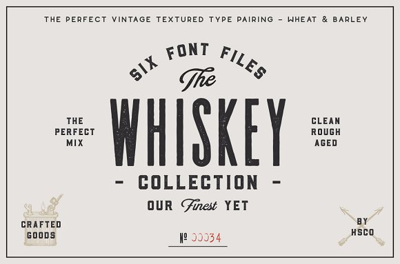 The Whiskey Font Collection Font