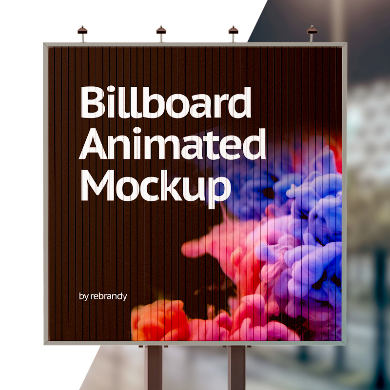 Billboard Animated Product Mockup