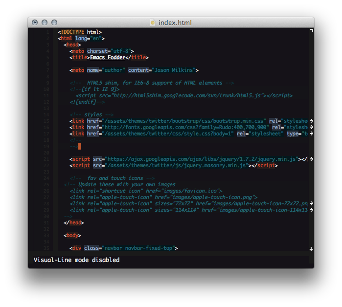 emacs for mac os