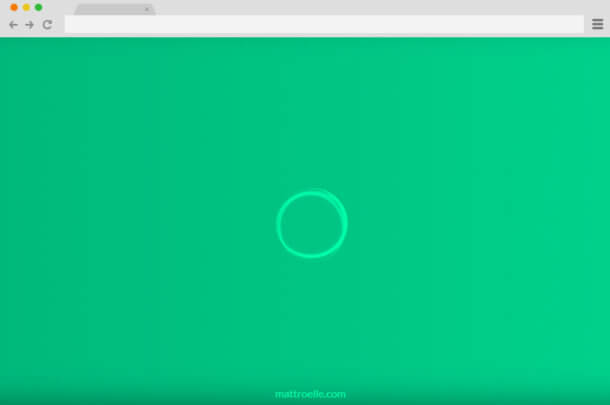simple css spinner