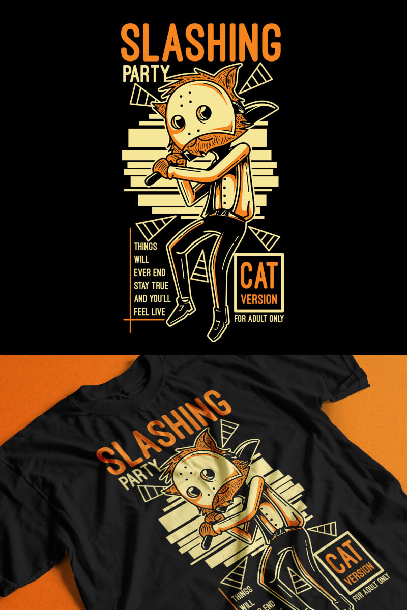 Slashing Party 4 T-shirt