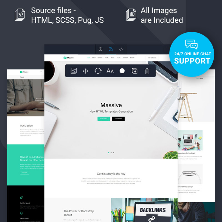 Multipage Ready-To-Use Website Template