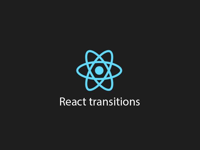 react background with animation home screen