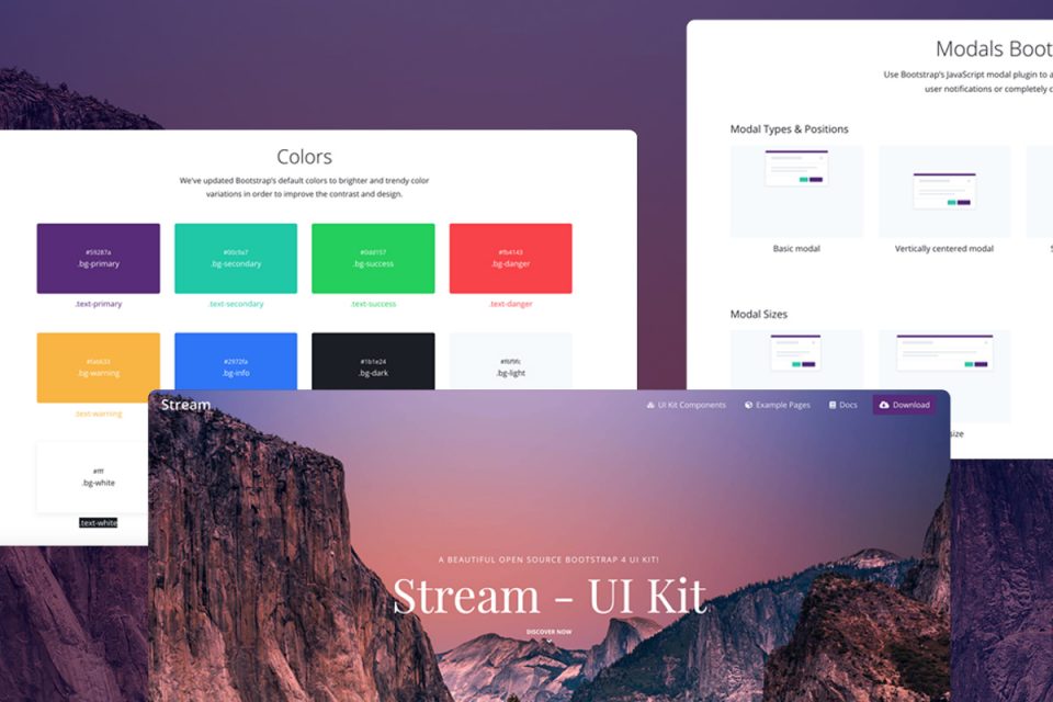 15 Best Bootstrap UI Kit - Dunebook