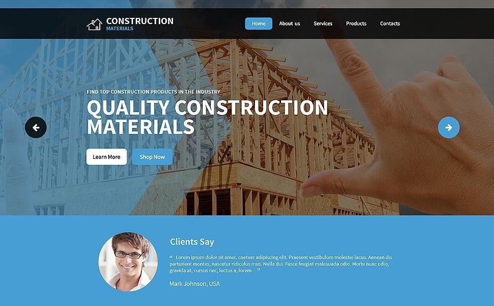 Construction Website Templates 