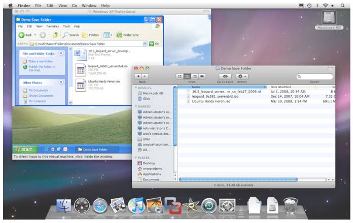 vmware fusion vs virtualbox