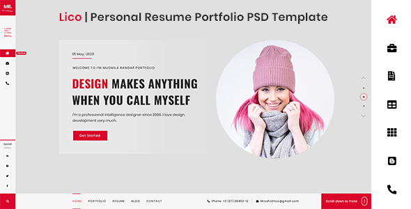 Top Web Developer Portfolio Templates Dunebook